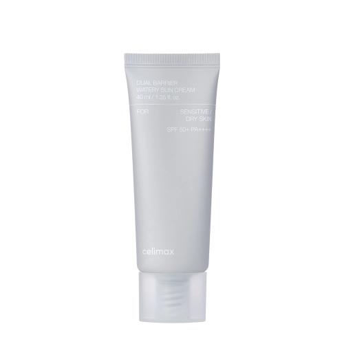 Celimax - Dual Barrier Watery Sun Cream SPF50+ PA++++ - Nawilżający Krem Przeciwsłoneczny z Podwójną Ochroną - 40ml OUTLET