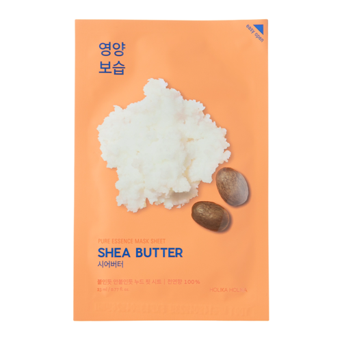 Holika Holika - Pure Essence Mask Sheet - Shea Butter - Maska w Płachcie z Masłem Shea - 23ml