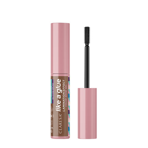 Claresa - Like a Glue - Żel do Brwi - 02 Brown - 8g
