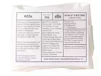 Ministerstwo Dobrego Mydła - Półkula do Kąpieli Róża z Glinką Francuską - 60g
