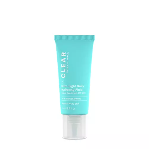 Paula's Choice - Clear - Ultra-Light Daily Hydrating Fluid SPF30+ - Nawilżająca Emulsja Przeciwsłoneczna - 15ml