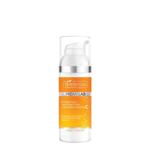 Bielenda Professional - Supremelab - Energy Boost - Energizing & Moisturizing Cream with Ultra-Stable Vitamin C - Energetyzująco-Nawilżający Krem z Ultrastabilną Witaminą C - 50ml