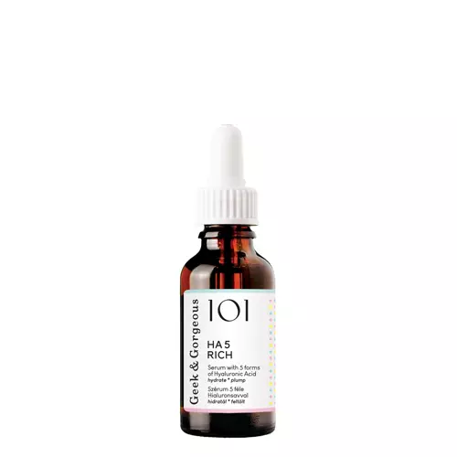 Geek & Gorgeous - HA 5 Rich - Serum z 5 Formami Kwasu Hialuronowego do Skóry Suchej i Odwodnionej - 30ml