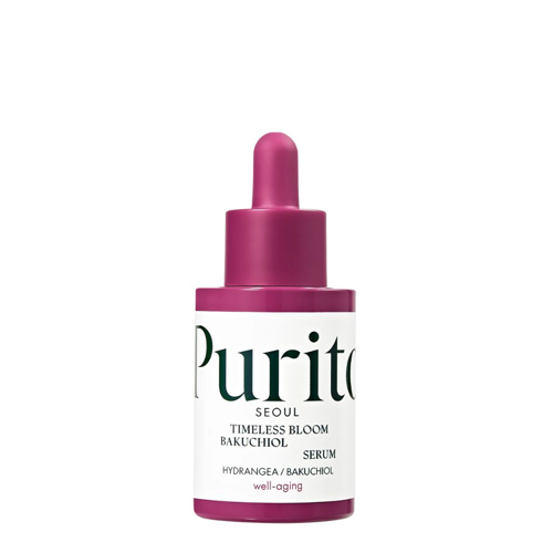 Purito Seoul - Timeless Bloom Bakuchiol Serum - Przeciwzmarszczkowe Serum z Bakuchiolem - 30ml