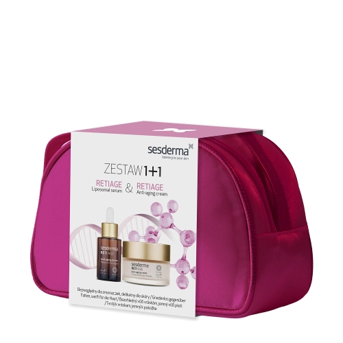 Sesderma - Reti Age Set - Zestaw Serum + Krem - Kosmetyczka - 30ml+50ml