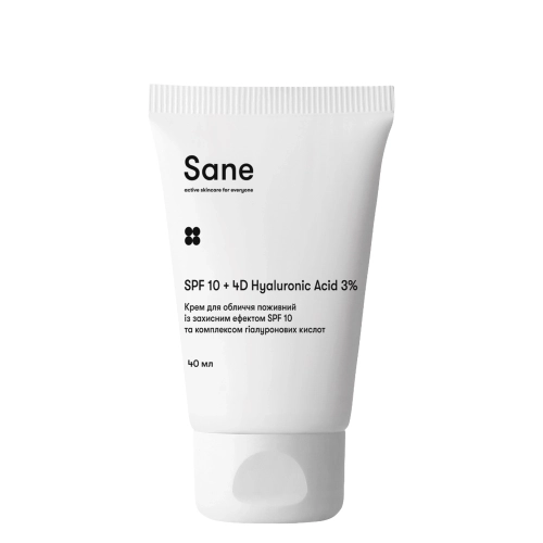 Sane - Nourishing Face Cream SPF10 - Nawilżająco-Odżywczy Krem do Twarzy z Filtrem - 40ml