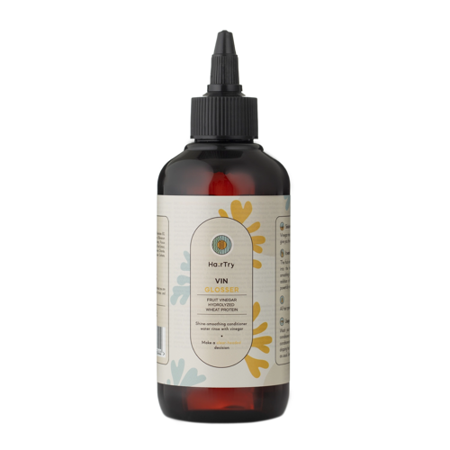 HairTry - Vin Glosser - Nabłyszczająco - Wygładzająca Płukanka do Włosów z Octem - 200ml OUTLET