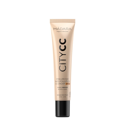 Madara - City CC CityCC Hyaluronic Anti-Pollution SPF15 - Krem CC z Filtrem - 02 Medium Beige - 40ml