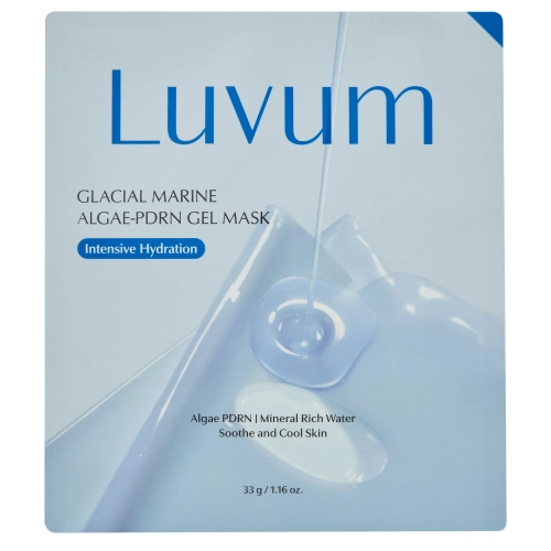 Luvum - Glacial Marine Algae-PDRN Gel Mask - Kojąca Maska Hydrożelowa z PDRN - 1szt/33g