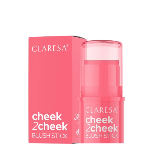 Claresa - Cheek 2 Cheek - Róż w Sztyfcie - 02 Neon Coral - 6g