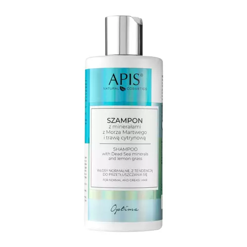Apis - Optima - Szampon z Minerałami z Morza Martwego i Trawą Cytrynową - 300 ml