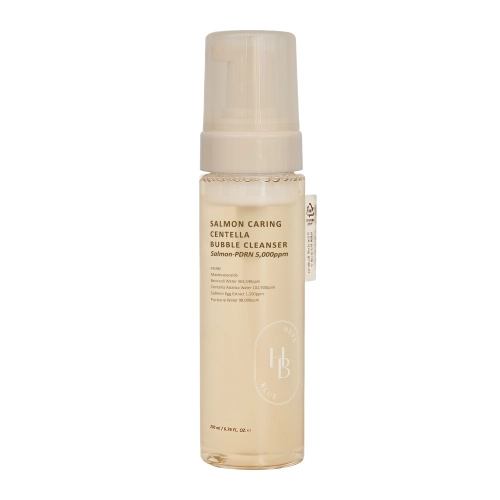HEVEBLUE - Salmon Caring Centella Bubble Cleanser - Pianka do Oczyszczania Twarzy - 200ml