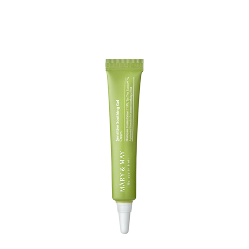 Mary&May - Sensitive Soothing Gel Cream - Łagodzący Krem Redukujący Podrażnienia - 12g