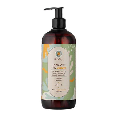 HairTry - Take Off The Sebum - Szampon Oczyszczający - 500ml