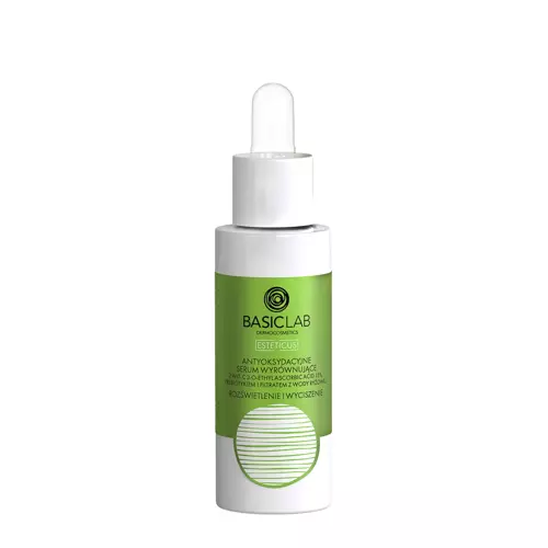 BasicLab - Esteticus - Rozświetlenie i Wyciszenie - Antyoksydacyjne Serum Wyrównujące z Witaminą C 15% - 30ml