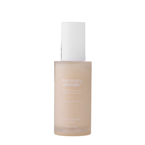 Haruharu Wonder - Black Rice Hyaluronic Anti-Wrinkle Serum - Przeciwzmarszczkowe Serum do Twarzy z Ekstraktem z Ryżu - 50ml