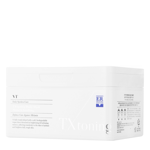 VT Cosmetics - TX-toning Daily Mask - Zestaw Rozjaśniających Masek w Płachcie do Twarzy - 30szt/320g