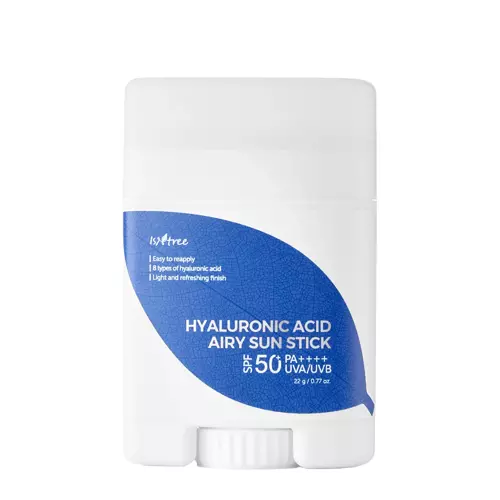 Isntree - Hyaluronic Acid Airy Sun Stick SPF 50+ PA ++++  - Krem Przeciwsłoneczny w Sztyfcie - 22g