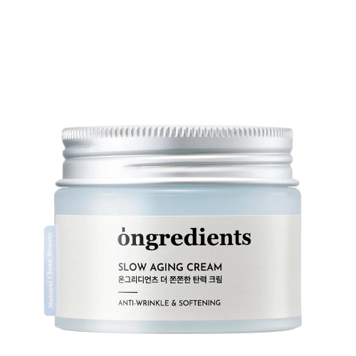 Ongredients - Slow Aging Cream - Przeciwstarzeniowy Krem do Twarzy - 50ml 