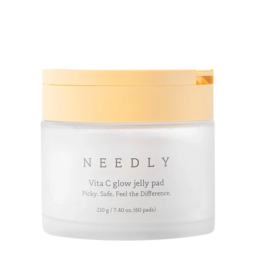 Needly - Vita C Glow Jelly Pad - Rozświetlające Płatki do Twarzy z Witaminą C - 60szt/210g