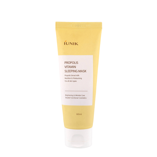 iUNIK - Propolis Vitamin Sleeping Mask - Nocna Maska Nawilżająca z Propolisem - 60ml