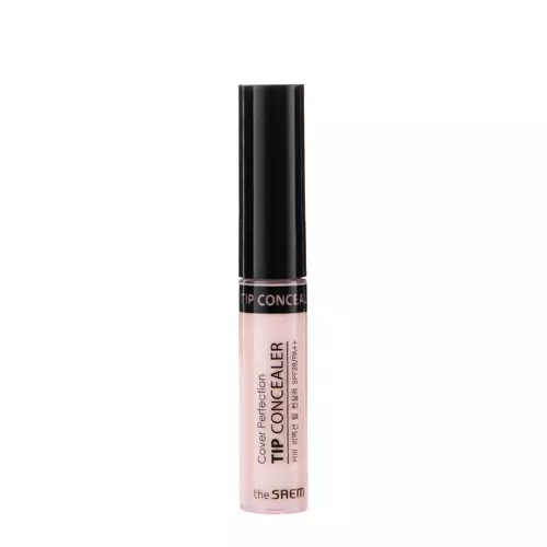 The Saem - Cover Perfection Tip Concealer - SPF 28/PA++ - Kryjący Korektor - Brightener - 6,5ml