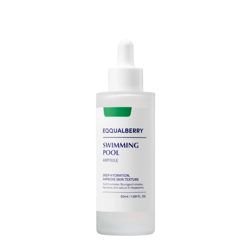 EQQUALBERRY - Swimming Pool Ampoule - Nawilżająco-Kojąca Ampułka do Twarzy - 50ml