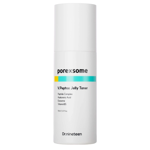 Dr.nineteen - PoreXsome V.Peptox Jelly Toner - Żelowy Tonik Ujędrniający z Peptydami i Kwasem Hialuronowym - 150ml